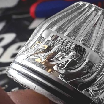 TRINITY GLASS HARDWARE GLASS CROWN CAP 